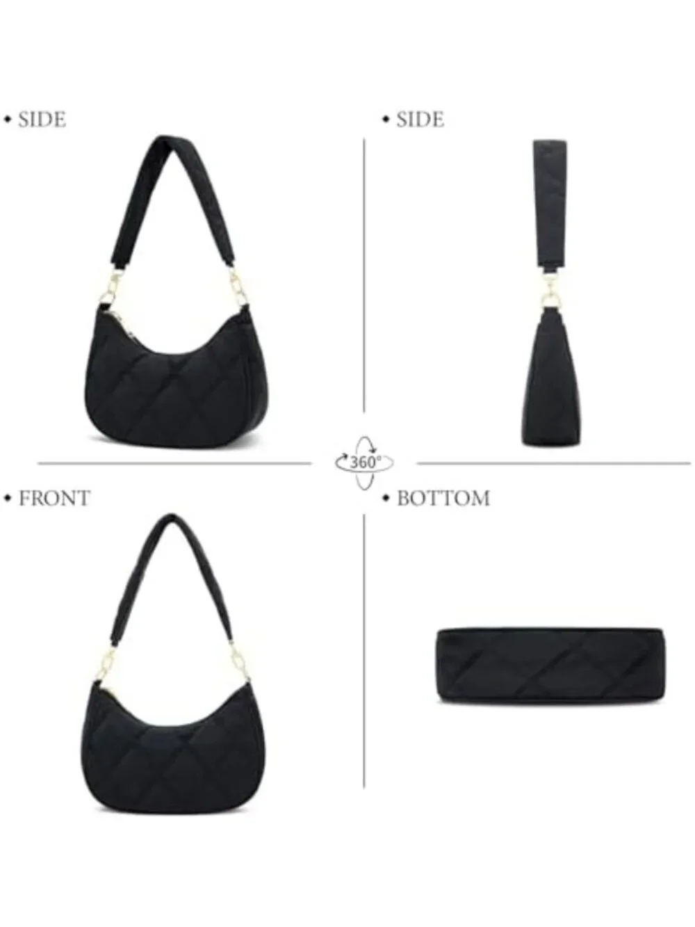 Cute Hobo Shoulder Bag for Women | Stylish Underarm Purse & Handbag